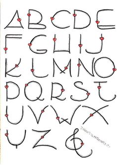 an image of the letters and numbers on facebook, which have been drawn by hand