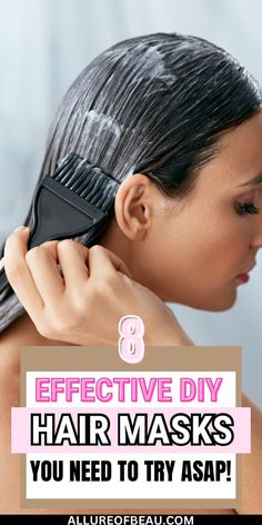 Ready for luscious locks? Dive into the top 8 hair masks you need to DIY for healthy hair! These easy homemade hair masks for hair growth will rescue damaged hair, soften dry hair, and tame curly, frizzy hair. Banish dandruff with these amazing recipes, perfect for low porosity hair. Discover the best DIY hair mask for soft, silky hair and effective hair thinning remedies to grow hair faster. Transform your hair care routine with these tips and enjoy beautiful, healthy hair! Hair Thinning Remedies, Hair Masks For Hair Growth, Masks For Hair Growth, Homemade Hair Masks, Masks For Hair, Best Diy Hair Mask, Curly Frizzy Hair, Frizzy Hair Tips, Beautiful Healthy Hair