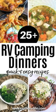 25 + rv camping dinners that are easy to make