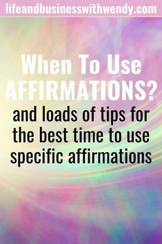 When to use affirmations?
And loads of tips for the best time to use specific affirmations. Eft Tapping Scripts, Numerology Numbers, Number Meanings, Abundance Affirmations, Law Of Attraction Tips, Hope Quotes, Manifesting Money, Mindset Coaching, All Quotes