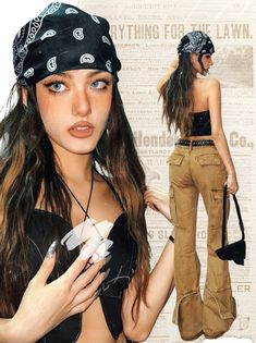 Streetwear Fashion Hairstyle, Photoshoot Ideas Streetwear, 2yk Outfits, Hip Hop Makeup, Naruto Inspiration, Streetwear Hairstyles, Streetwear Makeup, Edc Festival, Poses For Women