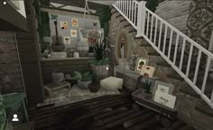 Roblox Bloxburg Victorian House, Cottagecore Bloxburg Interior, Grunge Bloxburg Room, Grunge Bloxburg House, One Story Bloxburg House, Cottagecore Bloxburg, Bloxburg Cottage House Ideas, Victorian Bloxburg