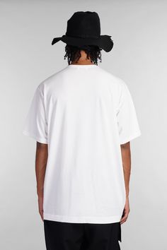 T-Shirt in white cotton, round neck, short sleeves, straight hem, oversize fit, 100% cotton, Made in Japan, Model is 1. 83 and wears size 3 Japan Model, Zegna Shoes, Prada Leather, Gorgeous Bags, Yohji Yamamoto, Engineered Garments, Loafer Shoes, Oversized Fits, White Cotton