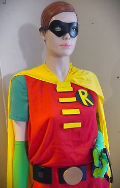 a mannequin dressed as a person wearing a costume