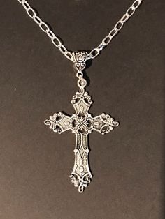 Dope Jewelry Accessories, Glow Jewelry, Dope Jewelry, Funky Jewelry, Jewelry Inspo, Dream Jewelry, Silver Cross, Pretty Jewellery, Tibet