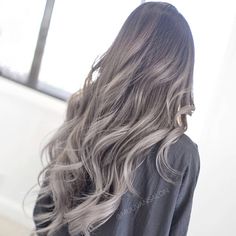 Image may contain: one or more people and closeup Balayage Hair Ash Blonde, Ashy Ombre, Smokey Blonde, Ash Brown Ombre, Hair Ash Blonde, Balayage Hair Ash, Ash Beige, Ash Hair