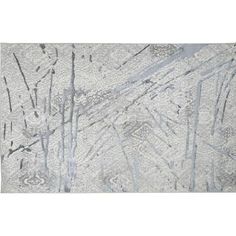 an abstract painting with white and gray colors