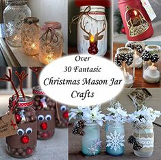 mason jar crafts for christmas and the holidays