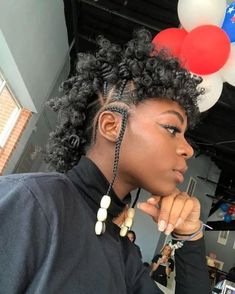 Simple Hairstyles For Black Women, Black Hairstyles For Women, Fro Hawk, Styles For Natural Hair, Portrait Studies, Toddler Swag, Cabello Afro Natural, Goth Hair, Pelo Afro