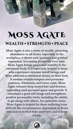 Agate Meaning Crystal Healing, Moss Agate Crystal Meaning, Green Moss Agate Meaning, Agate Crystal Properties, Lodolite Crystal Meaning, Dragon Agate Meaning, Moss Agate Magical Properties, Agate Crystal Meaning, Crystals Healing Grids