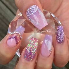 Nails Unghie Nail Art, Nail Designs Glitter, Acrylic Nail Art