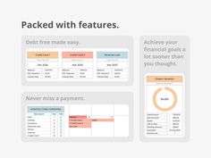 an info sheet showing how to use the payback feature for your company's financial statement