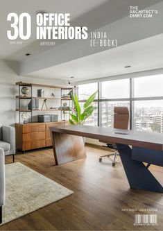 the cover of office interiors magazine