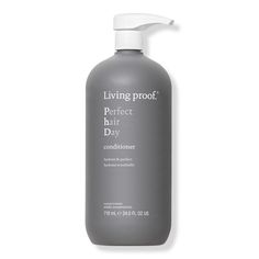 Perfect Hair Day Conditioner for Hydration + Shine -  Living Proof's Perfect Hair Day Conditioner gives dull, dry strands an instant shot of vitality that hydrates, strengthens, and adds shine.    Benefits     Conditions and hydrates for instantly smoother, softer, and shinier hair Improves manageability and controls frizz Reduces flyaways and static charge Repairs surface damage for healthier-looking hair Strengthens and detangles strands while helping to prevent the formation of new split ends Oil Pollution, Hair Cleanse, Hydrate Hair, Living Proof, Frizz Control, Hair Strengthening, Treated Hair, Strong Hair, Silky Hair