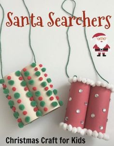 christmas craft for kids santa searchers