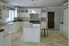 the kitchen is clean and ready for us to use in its new owner's home