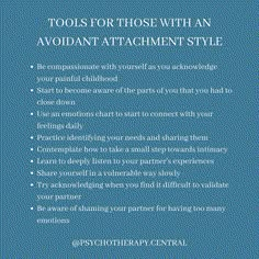 Emotion Chart, Attachment Theory, Emotionally Unavailable, Attachment Styles