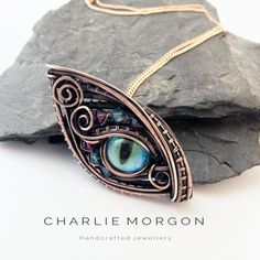 Turquoise Dragon Eye Pendant Made To Order by CharlieMorgon Handmade Bohemian Brooches For Collectors, Handmade Metal Brooches As Gifts, Handmade Metal Brooches For Gifts, Unique Metal Jewelry Brooch, Unique Metal Brooch Gift, Turquoise Brooch Jewelry Gift, Handmade Turquoise Brooches For Collectible, Handmade Turquoise Brooches As Gift, Handmade Turquoise Brooches For Gift