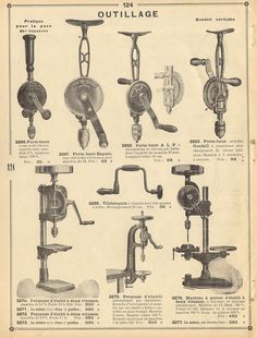 an old catalog showing various types of sewing machines