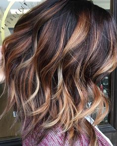 Brown And Blonde, Ombre Hair Blonde, Short Hair Color, Brown Blonde Hair, Ombre Hair Color, Haircut For Thick Hair