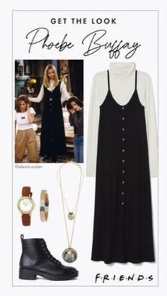 Iconic 90s Outfits, Phoebe Buffay Outfits, Friends Clothes, 90’s Outfits, 90s Inspired Outfits, Mode Hippie, Estilo Hippie, Phoebe Buffay, Outfit 90s