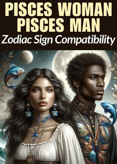 the cover to zodiac sign compatibility by pisces woman and pisces man