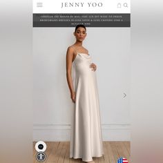 Worn Once For A Few Hours. Hemmed Two Inches From Dress. I Am 5’6 And Wore Two Inch Heels. Perfect For A Bump Or Growing Bump!! From Dress, Jenny Yoo, Maternity Dress, Maternity Dresses, Bump, Size 12, Wedding Dresses, Womens Dresses, Cream