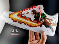 Naruto Shoes, Painted Shoes Diy, Custom Sneakers Diy, Custom Shoes Diy, Basket Style, Inner Warrior, Custom Nike Shoes, Sneaker Art, Carpentry Diy