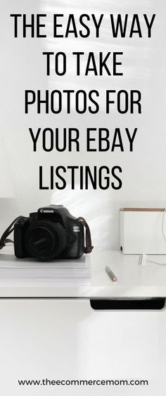 a camera sitting on top of a white desk