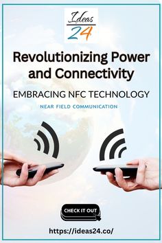 two hands holding cell phones with the text revolutionizing power and connectivity embracing nc technology