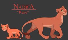 an image of nadra and the lion from disney's live - action movie