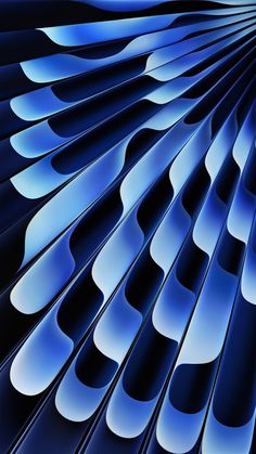 an abstract blue background with wavy lines