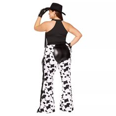 Adult Cow Print Chaps - Spencer's Cow Outfits, Cow Costume, Cute Cows, On The Farm, Halloween Night, Cow Print, The Farm, The Cutest, Cow