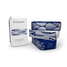 the packaging for ultramar is shown next to it's box