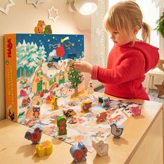 My First Advent Calendar - Farmyard Animals - Best for Ages 2 to 3 Toddler Advent Calendar, Toddler Advent, First Advent, Advent Calendar Boxes, Count Down To Christmas, Visual Literacy, Winter Backdrops, Advent For Kids, Advent Calenders