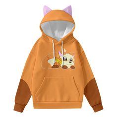 This cute hoodie is perfect for those who want to start their collection of Bread Fox merch! With those cute floppy ears you will be catching a lot of looks!  ● Fabric: Scuba(95% polyester and 5% spandex) ● Regular fit ● SPD level - Low ● Long sleeve, decorative ears, kangaroo pocket ● Printing process: Transfer printing. ● Stitch Color: black or white, automatically matched based on patterns. ● Care Instructions: machine wash cold with similar colors, do not bleach, tumble dry low, do not iron, do not dry clean. ● This product is made on demand, with no minimum order quantity. ● Notice: a variety of factors may cause slight differences between the actual product and the mock-up, including but not limited to colors and precision of elements position. Hoodie With Ears, Fox Family, Fox Hoodie, Potato Bread, Fox Ears, Floppy Ears, Cute Hoodie, Transfer Printing, Kangaroo Pocket