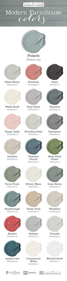 the color chart for modern furniture is shown in green and grays, with different colors