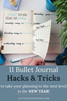 Start the New Year right with these bullet journal hacks tailored for getting the most our of your journal. 
​
​Set meaningful goals, track your resolutions, and stay motivated all year long with these expert tips.
​
​Kickstart your 2025 goals—read the hacks here! Journal Hacks, How To Bullet Journal, Productive Life, Bullet Journal Ideas Templates, Bullet Journal How To Start A, Bullet Journal Hacks, Bullet Journal Weekly Spread, Bullet Journal Ideas, Planner Tips