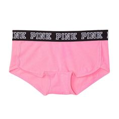 Color: Dreamy Pink Logo Elastic Waistband Mid Rise Soft Cotton Fabric No Trades Free Gift W/Purchase Same-Day Shipping Eyeit-Buyit Strawberry Soda, Logo Hipster, Vs Logo, Camilla Mendes, My Highest Self, Pink Hoodie Victoria Secret, Pink Nation, Highest Self, Girly Accessories