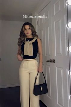 Dressing Like A Woman, Outfit Ideas Formal Casual, Stone Pants Outfit, Business Pants Outfit Street Styles, Old Money Outfits Mom, Short Women Fashion Body Types, Cute Flight Outfits, Professional Outfits Women Photoshoot, Classic Romantic Outfits