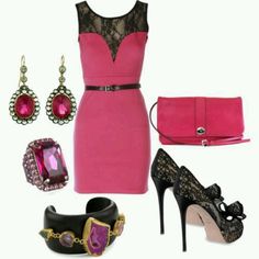 Dinner Party Outfits, Lovely Dresses, High & Low, Party Outfit, Pretty In Pink, My Style