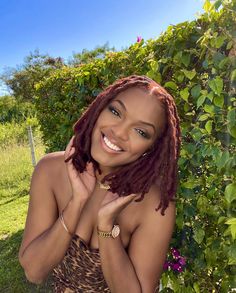 Red Blonde Locs, Chocolate Locs Black Women, Dye Locs Black Women, Copper Red Locs, Copper Brown Locs, Auburn Locs Black Women, Ombre Locs Black Women, Chocolate Brown Locs, Dark Brown Locs