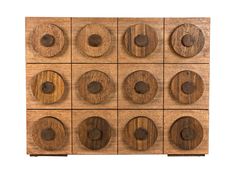 a wooden board game with eight squares and six circles on each side, all made out of wood