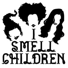 i smell children with afro hair and the words,'i smell children'in black on