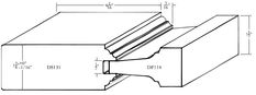 an image of a drawing of a corner with the top section cut out to show its width