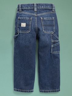 &apos;94 Unisex Carpenter Jeans for Toddler | Old Navy Big Pocket, Carpenter Jeans, Adjustable Waistband, Pocket Jeans, 30th Birthday, Snap Button, The Old, Old Navy, Built In