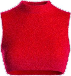 Trendy High Neck Soft Knit Top, Trendy Soft Knit High Neck Top, Chic Red High Neck Top, Cozy High Neck Soft Knit Top, Cozy Red Fitted Tops, Cozy Fitted Red Tops, Cozy Fitted High Neck Tops, Trendy Red Soft Knit Top, Cozy Red Soft Knit Top