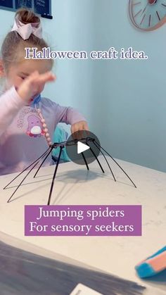 Friday Activities, Spider Activities, Sensory Seeker, Jumping Spiders, Science Stations, Halloween Crafts Preschool, October Crafts, 50k Views, Crafts Preschool