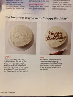 Icing Writing Tips, Cake Writing Icing Recipes, Writing On Cupcakes, How To Write On Cakes With Icing, Cake Writing Tips, Icing For Writing On Cakes, How To Write On A Cake, How To Write On A Cake For Beginners, Cake Handwriting