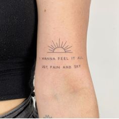 Life Is As Fleeting As The Passing Dawn Tattoo, Zach Bryan Minimalist Tattoo, Give Your Heart Keep Your Head Tattoo, You Were Bigger Than The Whole Sky Tattoo, Mountain Tattoo Quote, Sunset Chaser Tattoo, You’re The Sun To Me Tattoo, The Suns Gonna Rise Tomorrow Tattoo, Zach Bryan Tattoo Ideas Sun To Me